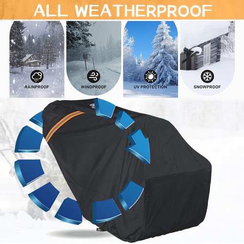 Heavy Duty 600D Two Stage Snow Blowers Thrower Cover Waterproof UV Protection - 第 9/10 張圖片