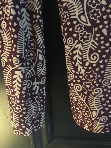 Damen Spirito de Artigiano Größe 16 Wickeltop, lange Ärmel, lila - Bild 5 von 10
