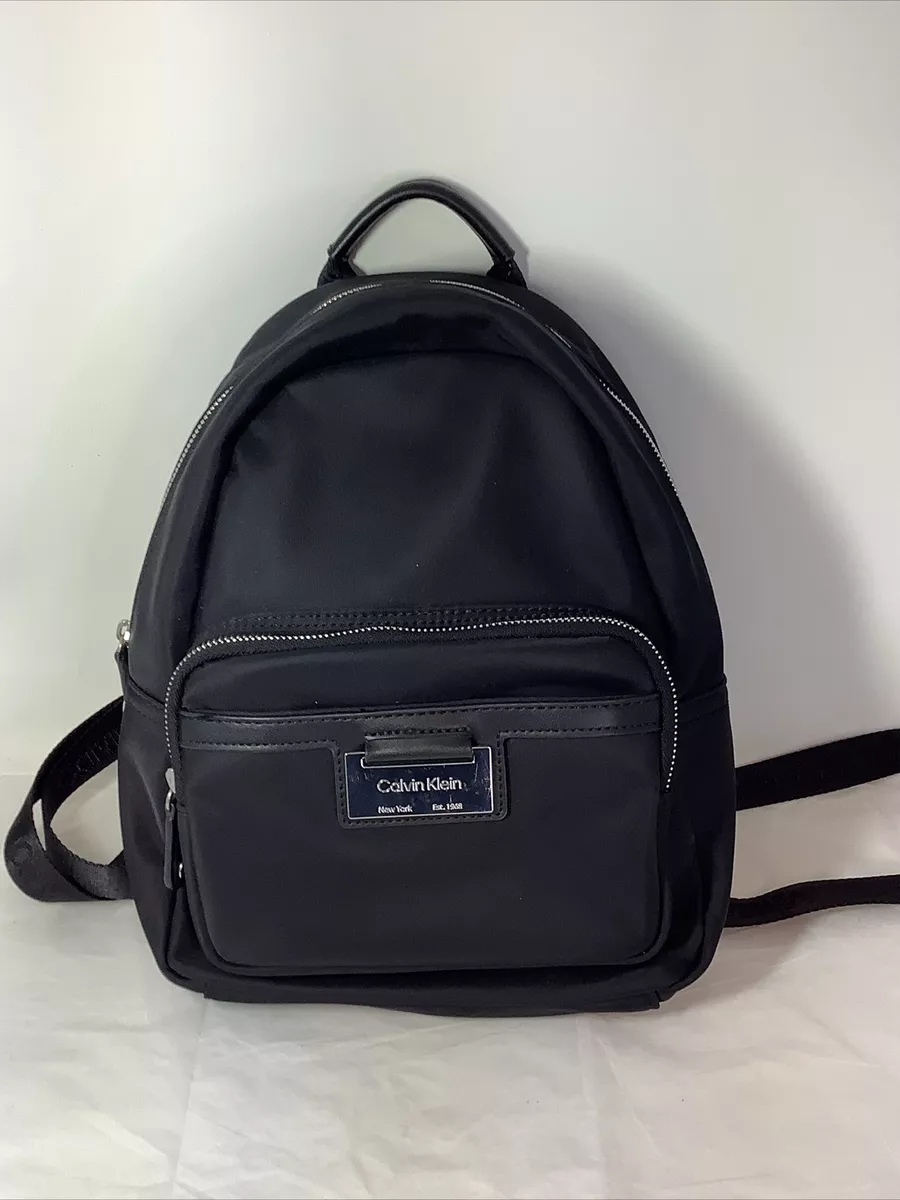 CALVIN KLEIN FASHION NYLON BLACK Mini BACKPACK Purse eBay
