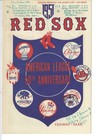 JUNE 17, 1951 PROGRAM- RED SOX VS ST. LOUIS BROWNS-TED WILLIAMS CAREER HR #306 — photo 1