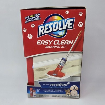 NEW Resolve Easy Clean Pet Expert Brushing Kit Heavy Traffic Carpet Cleaning