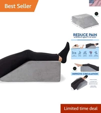 Memory Foam Leg Elevation Pillow - Enhance Blood Circulation & Relieve Pain