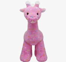 Pink Giraffe Stuffed Animal Plush Toy, Suitable for Kids