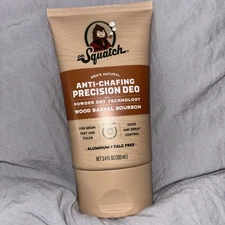 New Dr.Squatch Men's Natural Anti-Chafing Wood Barrel Bourbon Powder 3.4 Oz 