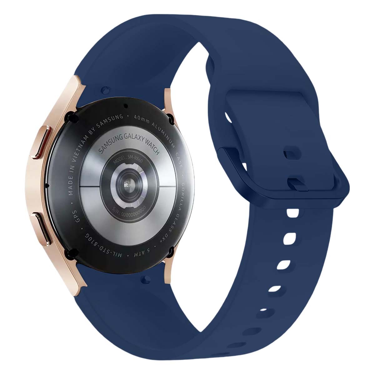 Bracelet sport ajustable 130mm pour G Watch 4/5, idéal pour stabiliser vos capteurs de santé