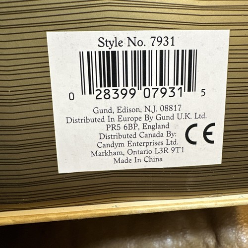 Vintage GUND Classic Pooh Bear in a Book Box Never Used High Quality Plush Nice - Picture 10 of 21