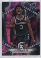 2023-24 Bowman U Best Pink Lava Refractor 80/100 Jaden Akins #58 5i3