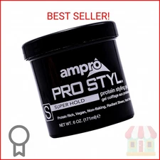 AmPro Pro Styl Styling Gel - Protects and Strengthens Your Strands - Non-Flaking