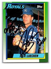 1990 Topps Rick Luecken #87 signed auto autograph