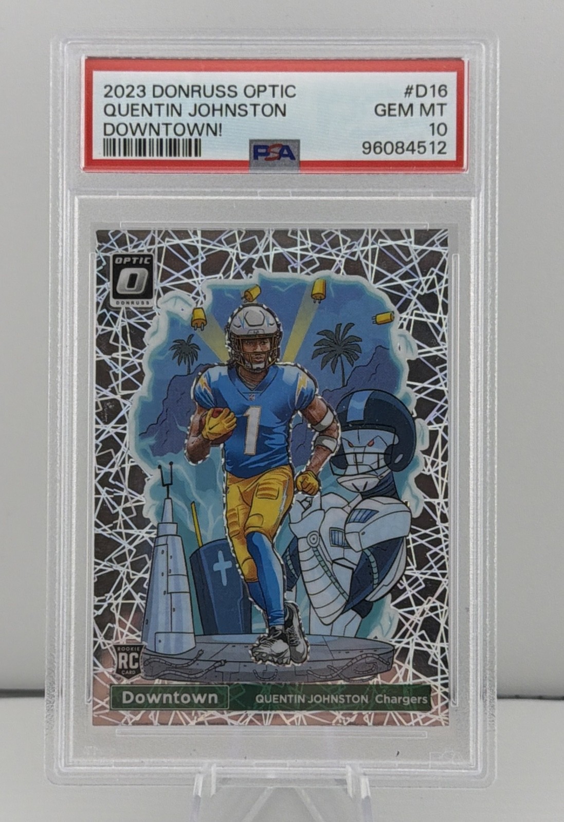 Quentin Johnston Panini Donruss Optic Downtown! #D16 Base