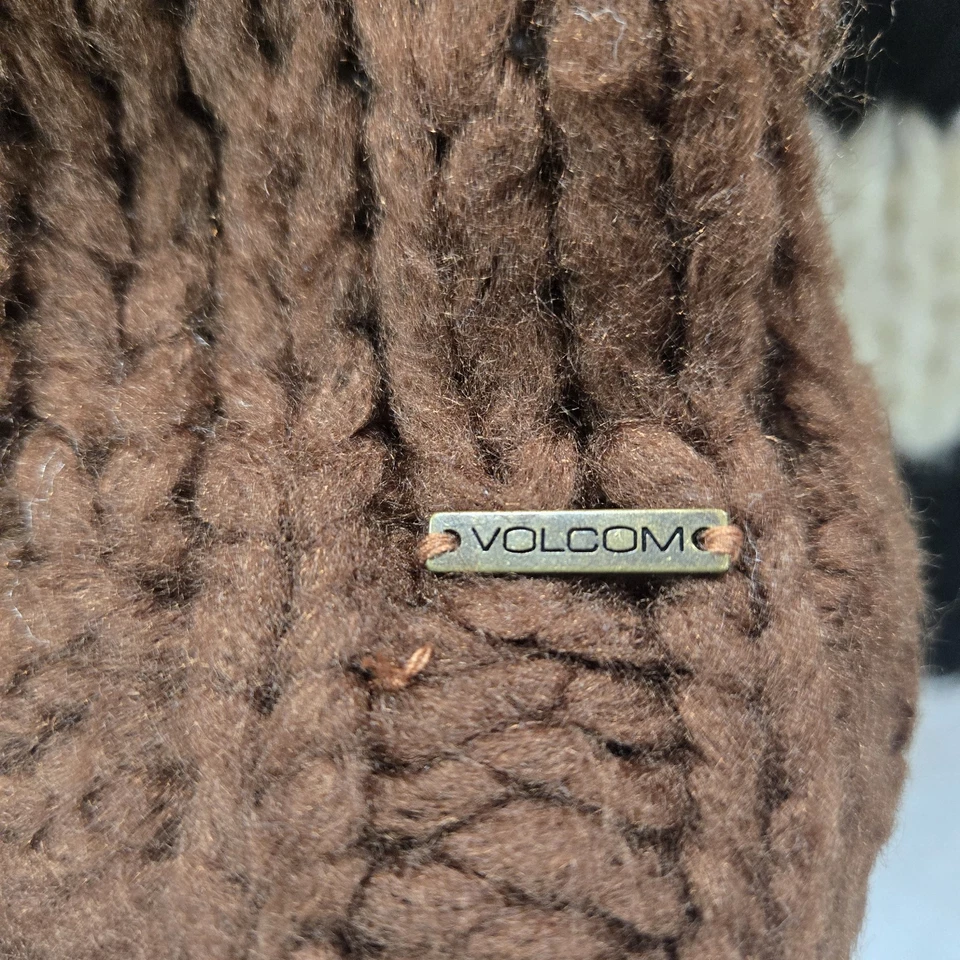 Volcom Women's XSmall Multicolor Colorblock Chunky Open Knit Sweater - Image 4 of 4