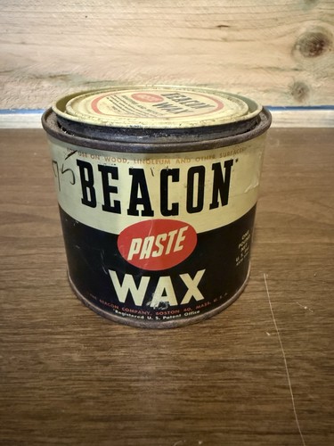 Beacon Paste Wax Vintage Wax Can 90% Full