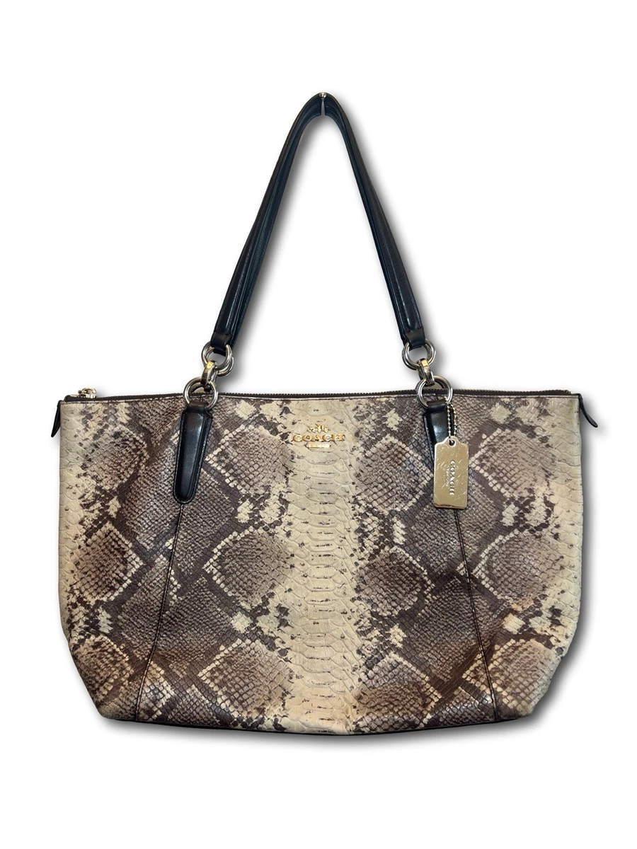 Coach Python Shoulder Bags for Women for sale | eBay