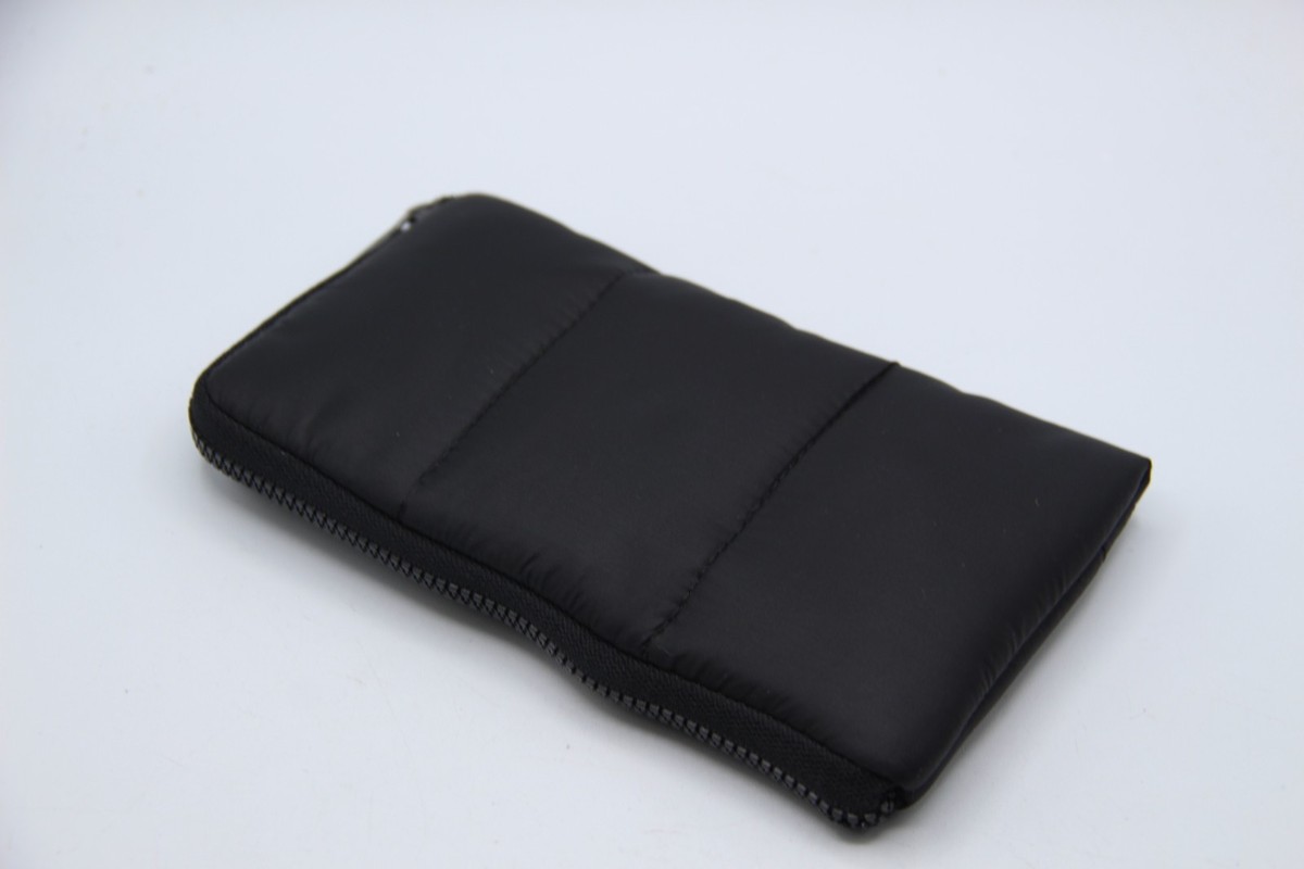 NEW MONCLER BLACK AUTHENTIC EYEGLASSES SUNGLASSES POUCH ZIPPER