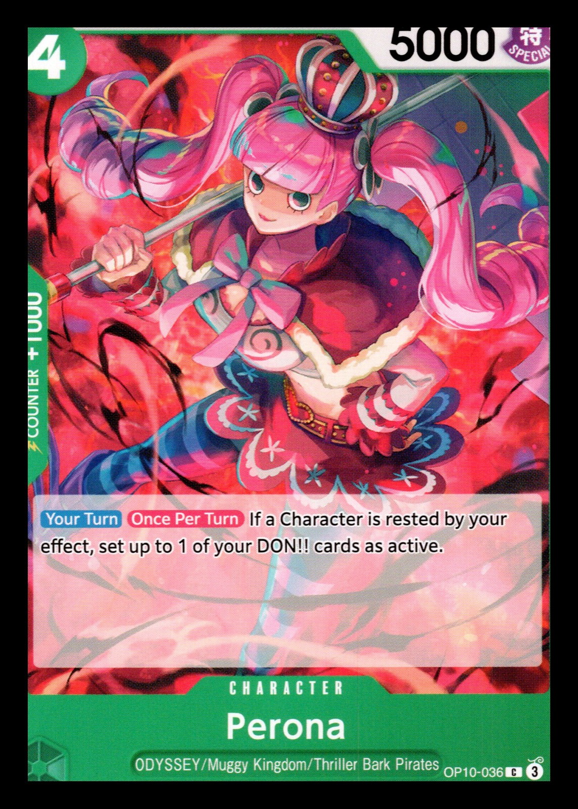 Perona (036) C Royal Blood OP10-036 NM
