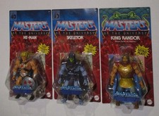 Masters of the Universe Origins He-Man Skeletor Randor 200X Figures NEW MOTU