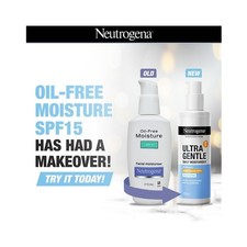 Neutrogena Oil Free Facial Moisture For Glowing Skin SPF 15 Light Weight 115ml 