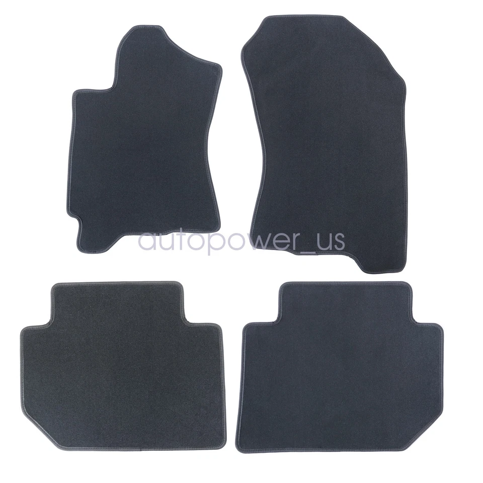 New Fits 2010-2014 Subaru Tribeca Front Rear Floor Mats Carpet Waterproof Velour - Изображение 4 из 4