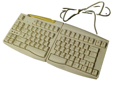 Goldtouch KFK-E87YY PS/2 Keyboard Ergonomic Adjustable | Working Great!