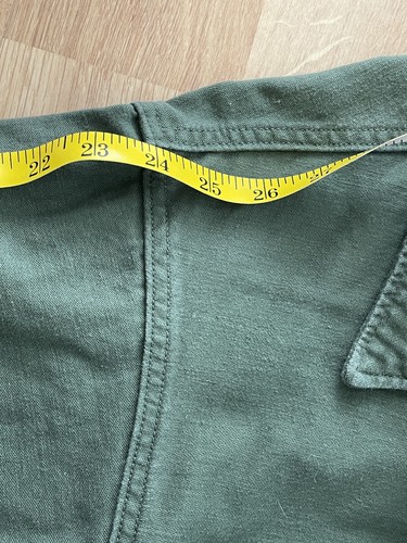 Tuta uomo vintage anni 80 autentica verde militare 100% raso di cotone grande - Foto 14 di 21