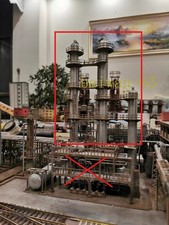 HO Chemical Plant Distillation Tower 1/87Model Only distillation tower
