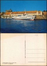 Postcard MS Ertholm CHRISTIANS� Havnen og Store T�rn 1970