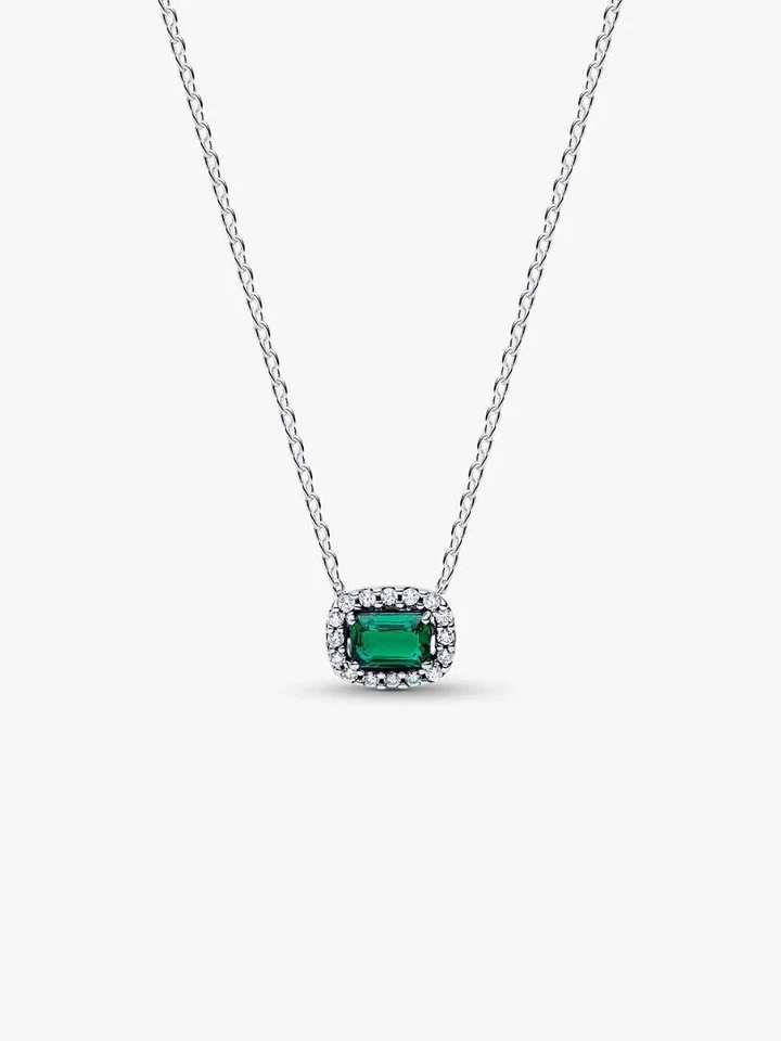PANDORA Schmuck Damen-Kette Silber Pfeil und Muranoglasherz 393669C01-50