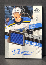 2025-26 SP Game Used DALIBOR DVORSKY Inked Rookie Sweaters AUTO /99 #IRS-DD