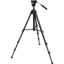 Magnus VT-350 Video Tripod with Fluid Head Black