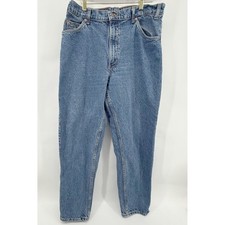 Vintage Levis 550 Orange Tab Relaxed Fit Jeans Tapered Leg Blue 36x30 90s USA