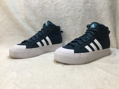 Adidas Women's Bravada 2.0 Mid  Platform Sneakers Teal Green US 9