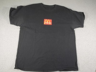 Cactus Jack Travis Scott McDonalds Shirt Mens Large Black Graphic Tee Collab