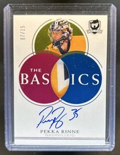 2021-22 Upper Deck The Cup Pekka Rinne Basics Patch Auto #/15 Predators