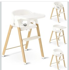 Babylo Sit & Grow Highchair and Child Seat with Secure Harness & Footrest, Remov