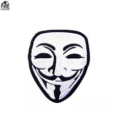 Anonymous Mask Patch Army Navy USMC Air Force LEO FREE USA SHIPPING SHIPS FROM U