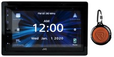 JVC KW-V660BT 6,8" monitor auto CD/DVD Carplay/Android ricevitore + altoparlante casa