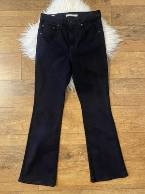 Levi s 725 -kaum getragen- High-rise Bootcut 27/28 Black Sheep Schwarz