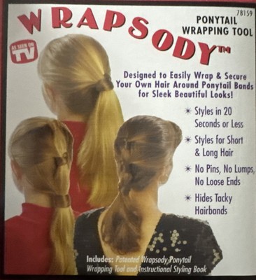 CASE Lot of 12 WRAPSODY Ponytail Wrapping Tool NEW As Seen On TV