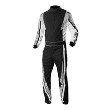 K1 RaceGear 20-VIC-N-4XS Victory Suit, Black, Grey, 4XS