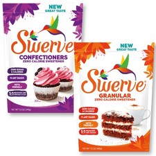 Swerve Sweetener Granular and Confectioners Baker's Bundle-Sugar Substitute,