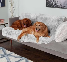 Calming Long Faux Fur Waterproof Throw Blanket for Dogs/Cats 40"x30" NEW