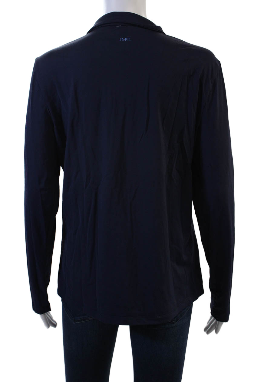 J. Mclaughlin Womens Basic Mock Neck Zip Hoodie D… - image 3