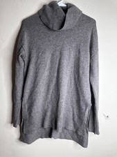 Tahari Pure Luxe 100 Cashmere Women  s S Light Brown Turtleneck Sweater Cozy