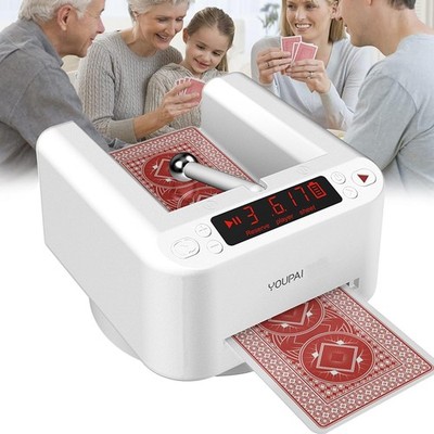 YONTYEQ Smart Automatic Poker Card Dealer-360° Rotating Universal Anti-Cheat...
