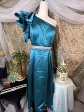 Ryanth Women's Formal Mother of Bride Gown, Teal Size 8