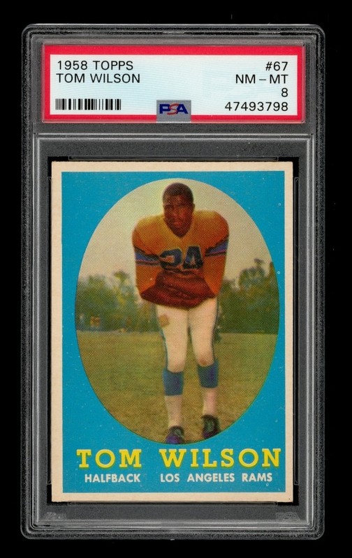 1958 Topps Set-Break # 67 Tom Wilson PSA 8 NM-MT