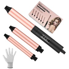 Lockenstab Set Lockenstabset Lockenwickler 3 in 1 Keramik Lockenmaschine