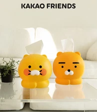 KAKAO FRIENDS Tissue Case Tissue Box Cover Ryan & Choonsik Toilet Paper Holder