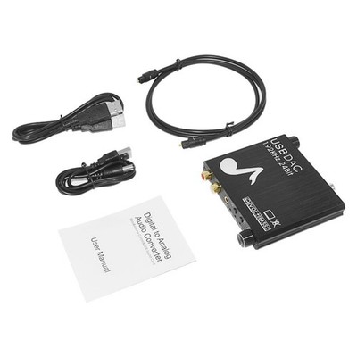 Aluminium Alloy 24-Bit 192 kHz Optical Digital To Analog Audio Converter