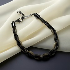 Custom Horse Hair Bracelet Jewelry Made from Your Horse's Mane or Tail